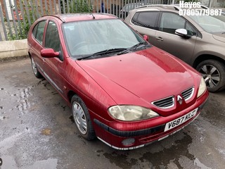 Location:  Hayes - 2000 RENAULT MEGANE RT ALIZE 5 Door Hatchback REG: V687KLC, Keys: No, MOT Expiry date: 20/03/2025, 1598 Petrol, 5 Speed Manual Petrol, Former Keepers: 2