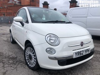 Location: Nottingham - 2012  FIAT  500 LOUNGE RHD 3 Door Hatchback REG: YR62YPH, 1242cc Petrol , 5 Speed Manual Petrol, Former Keepers: 4, Keys: Yes, MOT Expiry date: 17/03/2026