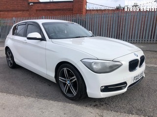 Location: Nottingham - 2013 BMW 120D SPORT 5 DOOR HATCHBACK REG: FG13XXE, 1995cc DIESEL, 6 SPEED MANUAL DIESEL, Former Keepers: 4, Keys: Yes, MOT Expiry date: 12/03/2025