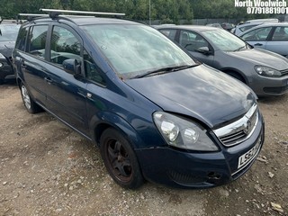 Location: North Woolwich - 2012 VAUXHALL ZAFIRA EXCLUSIV MPV REG: LS62HCN, Keys: No, MOT Expiry date: 03/12/2024, 1598 Petrol, 5 Speed Manual Petrol, Former Keepers: 7