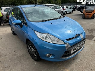 Location: North Woolwich - 2011 FORD FIESTA ZETEC 5 Door Hatchback REG: RX61HWM, Keys: No, MOT Expiry date: 14/11/2025, 1242 Petrol, 5 Speed Manual Petrol, Former Keepers: 7