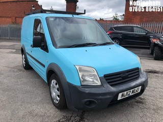 Location: Nottingham - 2012 FORD TRANSIT CONNECT 75 T200 PANEL VAN REG: NJ12MLU, 1753cc DIESEL, 5 SPEED MANUAL DIESEL, Former Keepers: 3, Keys: Yes, MOT Expiry date: 18/05/2026