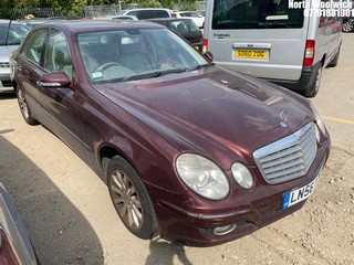 Location: North Woolwich - 2006 MERCEDES E220 ELEGANCE CDI A 4 Door Saloon REG: LN56YTM, Keys: Yes, MOT Expiry date: 02/10/2024, 2148 Diesel, 5 Speed Auto Diesel, Former Keepers: 5