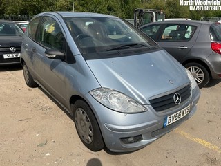 Location: North Woolwich - 2006 MERCEDES A150 CLASSIC SE CVT Coupe REG: BV56WYS, Keys: No, MOT Expiry date: 16/12/2025, 01498 Petrol, Variable Speed Auto Petrol, Former Keepers: 5