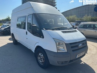 Location: North Woolwich - 2006 FORD TRANSIT 100 T350L RWD Panel Van REG: YR56UYS, Keys: No, MOT Expiry date: 29/09/2024, 2402 Diesel, 5 Speed Manual Diesel, Former Keepers: 3