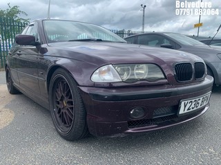 Location: BELVEDERE - 2001 BMW 320I SE  4 DOOR SALOON REG: Y236BPM, 2171cc PETROL, 5 SPEED MANUAL PETROL, Former Keepers: 10, Keys: No, MOT: Expiry date03.06.2025