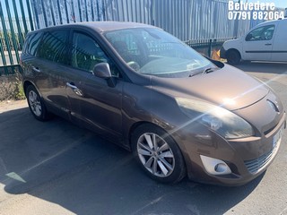 Location: Belvedere - 2010 RENAULT GSCENIC PR-LEGE T-T DCI A MPV REG: LL10ZNW, Keys: No, MOT Expiry date: 07/11/2025, 1995 Diesel, 6 Speed Auto Diesel, Former Keepers: 3