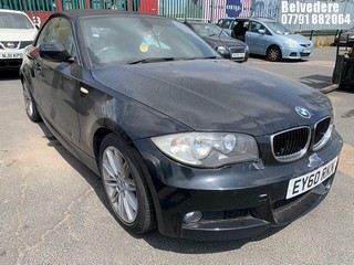 Location: Belvedere - 2010 BMW 118I M SPORT AUTO Convertible REG: EY60RKN, Keys: No, MOT Expiry date: 12/01/2025, 1995 Petrol, 6 Speed Auto Petrol, Former Keepers: 5