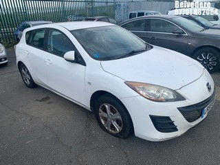 Location: Belvedere - 2009 MAZDA 3 TS D 5 Door Hatchback REG: LR59UKS, Keys: No, MOT Expiry date: 06/09/2025, 1560 Diesel, 5 Speed Manual Diesel, Former Keepers: 4