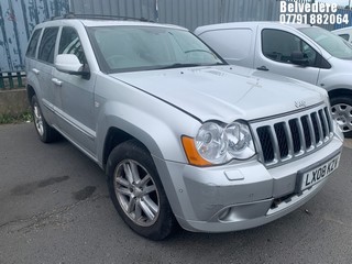 Location: Belvedere - 2008 JEEP G-CHEROKEE OVERLAND CRD A Estate REG: LX08KZV, Keys: No, MOT Expiry date: 15/12/2023, 2987 Diesel, 5 Speed Auto Diesel, Former Keepers: 5
