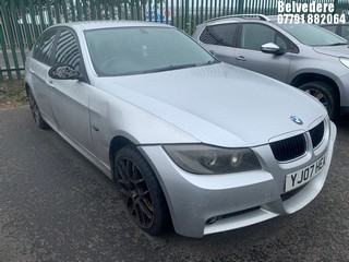 Location: Belvedere - 2007 BMW 320I SE 4 Door Saloon REG: YJ07HEA, Keys: No, MOT Expiry date: 24/08/2024, 1995 Petrol, 6 Speed Manual Petrol, Former Keepers: 4