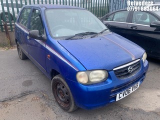 Location: Belvedere - 2006 SUZUKI ALTO GL 5 Door Hatchback REG: CV06VHB, Keys: No, MOT Expiry date: 06/11/2021, 1061 Petrol, 5 Speed Manual Petrol, Former Keepers: 7