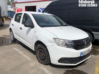 Location: Edinburgh - 2020  DACIA  SANDERO ESSENTIAL SCE  5 Door Hatchback  REG: ND69WSW, 998cc Petrol , 5 Speed Manual Petrol, Former Keepers: 2, Keys: Yes, MOT Expiry date: 08/04/2025