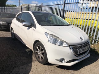 Location: Edinburgh - 2014 PEUGEOT 208 STYLE 3 Door Hatchback REG: DL14HKM, Keys: No, MOT Expiry date: 22.07.2025, 1199 Petrol, 5 Speed Manual Petrol, Former Keepers: 4