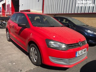 Location: Edinburgh - 2010 VOLKSWAGEN POLO S 60 3 Door Hatchback REG: SL60NMO, Keys: No, MOT Expiry date: 08/10/2024, 1198 Petrol, 5 Speed Manual Petrol, Former Keepers: 2