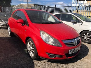 Location: Edinburgh - 2010 VAUXHALL CORSA SXI 3 Door Hatchback REG: SB60LNX, Keys: No, MOT Expiry date:16.02.25, 1229 Petrol, 5 Speed Manual Petrol, Former Keepers: 8