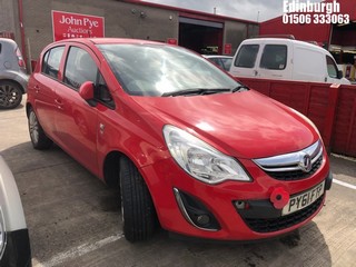 Location: Edinburgh - 2011 VAUXHALL CORSA EXCITE 5 Door Hatchback REG: PY61FTP, Keys: No, MOT Expiry date: 29/12/2024, 1229 Petrol, 5 Speed Manual Petrol, Former Keepers: 4