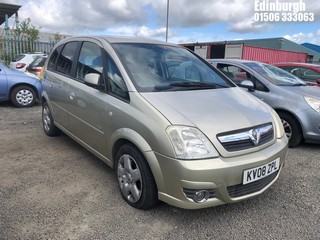 Location: Edinburgh - 2008 VAUXHALL MERIVA DESIGN CDTI MPV REG: KV08ZPL, Keys: No, MOT Expiry date:28.09.2024 , 1686 Diesel, 5 Speed Manual Diesel, Former Keepers: 11