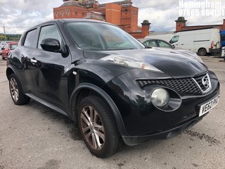 Location: Nottingham - 2012 NISSAN JUKE TEKNA DCI 5 Door Hatchback REG: VE62PHZ, Keys: No, MOT Expiry date: 05/02/2026, 01461 Diesel, 6 Speed Manual Diesel, Former Keepers: 5