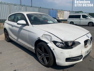 NOTE: ATF Registered Buyers ONLY - Location: Belvedere - 2013 BMW 114I SPORT 3 Door Hatchback REG: WA13OXW, Keys: No, 1598 Petrol, 6 Speed Manual Petrol, Former Keepers: 5