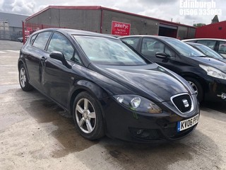 Location: Edinburgh - 2006 SEAT LEON STYLANCE TDI 5 Door Hatchback REG: KV06PPX, Keys: No, MOT Expiry date: 14/10/2023, 1896 Diesel, 5 Speed Manual Diesel, Former Keepers: 8