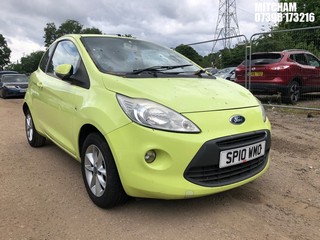 Location: MITCHAM - 2010 FORD KA STYLE PLUS 3 DOOR HATCHBACK REG: SP10WMO, 1242cc PETROL, 5 SPEED MANUAL PETROL, Former Keepers: 9, Keys: No, MOT: Expiry date04/06/2025