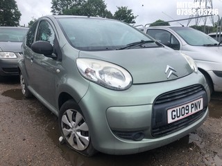 Location: Mitcham - 2009 CITROEN C1 VT 5 Door Hatchback REG: GU09PNV, Keys: No, MOT Expiry date: 25/03/2025, 998 Petrol, 5 Speed Manual Petrol, Former Keepers: 4