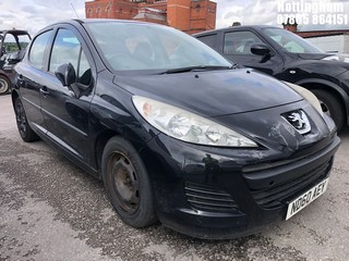Location: Nottingham - 2010 PEUGEOT 207 S 5 Door Hatchback REG: ND60AEY, Keys: No, MOT Expiry date: 31/01/2025, 01360 Petrol, 5 Speed Manual Petrol, Former Keepers: 9