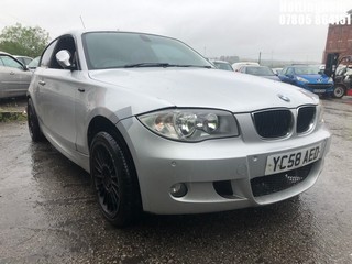 Location: Nottingham - 2008 BMW 118D M SPORT 3 Door Hatchback REG: YC58AED, Keys: No, MOT Expiry date: 14/06/2025, 1995 Diesel, 6 Speed Manual Diesel, Former Keepers: 15