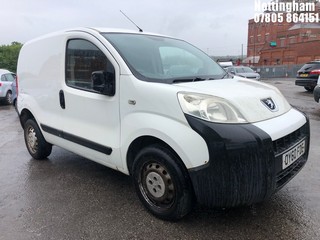 Location: Nottingham - 2010 PEUGEOT BIPPER S HDI Panel Van REG: OY60FDE, Keys: No, MOT Expiry date: 16/08/2023, 1399 Diesel, 5 Speed Manual Diesel, Former Keepers: 3