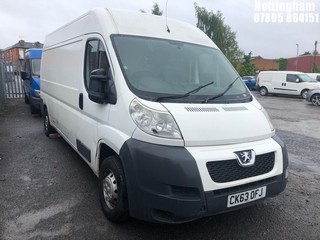 Location: Nottingham - 2013 PEUGEOT BOXER 335 L3H2 PROFESSION Panel Van REG: CK63OFJ, Keys: Yes, MOT Expiry date: 10/06/2025, 2198 Diesel, 6 Speed Manual Diesel, Former Keepers: 6
