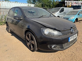 Location: Peterborough - 2010 VOLKSWAGEN GOLF GT TDI 140 S-A 5 Door Hatchback REG: YF59HFL, Keys: No, MOT Expiry date: 06/02/2024, 1968 Diesel, 6 Speed Semi Auto Diesel, Former Keepers: 4