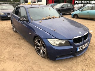 Location: Peterborough - 2007 BMW 318D M SPORT 4 Door Saloon REG: MA07TZN, Keys: No, MOT Expiry date: 01/12/2025, 1995 Diesel, 6 Speed Manual Diesel, Former Keepers: 6