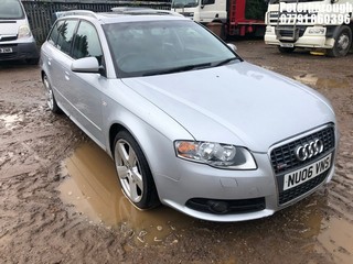 Location: Peterborough - 2006 AUDI A4 AVANT S LINE TDI 140 Estate REG: NU06VNS, Keys: No, MOT Expiry date: 27/02/2025, 1968 Diesel, 6 Speed Manual Diesel, Former Keepers: 10