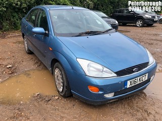 Location: Peterborough - 2001 FORD FOCUS GHIA 4 Door Saloon REG: X161KCT, Keys: No, MOT Expiry date: 11/08/2025, 1796 Petrol, 5 Speed Manual Petrol, Former Keepers: 4