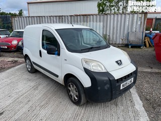 Location: Brentwood - 2015 PEUGEOT BIPPER S HDI Panel Van REG: NU15LHG, Keys: No, MOT Expiry date: 10/09/2025, 1248 Diesel, 5 Speed Manual Diesel, Former Keepers: 5