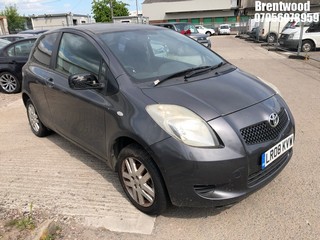 Location: Brentwood - 2008 TOYOTA YARIS TR 3 Door Hatchback REG: LR08KVW, Keys: No, MOT Expiry date: 09.06.2024, 1296 Petrol, 5 Speed Manual Petrol, Former Keepers: 6
