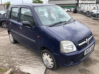Location: Brentwood - 2005 VAUXHALL AGILA EXPRESSION TWINPORT MPV REG: BK55WGA, Keys: No, MOT Expiry date: 23.08.2025, 998 Petrol, 5 Speed Manual Petrol, Former Keepers: 5