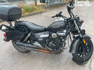 Location: Plymouth - 2021 KEEWAY SUPERLIGHT 125 E4 Motorcycle REG: WK70YYF, Keys: No, MOT Expiry date: 19/01/2024, 125 Petrol, , Former Keepers: 1