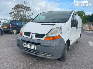 Location: Plymouth - 2003 RENAULT LL29 DCI 100 Panel Van REG: NU03USJ, Keys: No, MOT Expiry date: 30/03/2025, 1870 Diesel, 6 Speed Manual Diesel, Former Keepers: 8