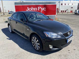 Location: South Wales - 2007 LEXUS IS 250 SE AUTO 4 Door Saloon REG: GP07GUA, Keys: No, MOT Expiry date: 05/12/2024, 2499 Petrol, 6 Speed Auto Petrol, Former Keepers: 5