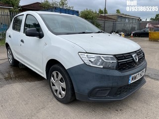 Location: Hull - 2017 DACIA SANDERO ACCESS SCE 5 Door Hatchback REG: MW17HZY, Keys: No, MOT Expiry date: 19/03/2025, 998 Petrol, 5 Speed Manual Petrol, Former Keepers: 3