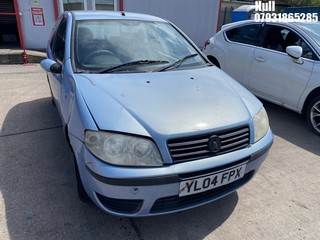Location: Hull - 2004 FIAT PUNTO DYNAMIC 8V 3 Door Hatchback REG: YL04FPX, Keys: No, MOT Expiry date: 08/12/2024, 1242 Petrol, 5 Speed Manual Petrol, Former Keepers: 10