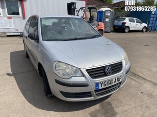 Location: Hull - 2006 VOLKSWAGEN POLO E 55 3 Door Hatchback REG: YG56AKP, Keys: No, MOT Expiry date: 03/04/2025, 1198 Petrol, 5 Speed Manual Petrol, Former Keepers: 9
