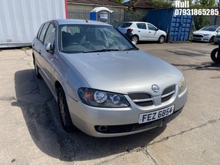 Location: Hull - 2005 NISSAN ALMERA SX 5 Door Hatchback REG: FEZ6854, Keys: Required, MOT Expiry date: 21/11/2025, 1497 Petrol, 5 Speed Manual Petrol, Former Keepers: 3