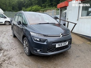 Location: Leeds - 2016 CITROEN C4 GRD PICASSO EXCL BLUEH MPV REG: YK16XHZ, Keys: No, MOT Expiry date: 10-12-2024, 1560 Diesel, 6 Speed Auto Diesel, Former Keepers: 1