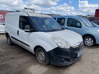 Location: Leeds - 2013 VAUXHALL COMBO 2000 L1H1 CDTI SS E Panel Van REG: EU63KNJ, Keys: No, MOT Expiry date: 28-02-2025, 1248 Diesel, 5 Speed Manual Diesel, Former Keepers: 2