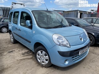 Location: Leeds - 2010 RENAULT KANGOO EXPRESSION 16V A MPV REG: YG60GHZ, Keys: No, MOT Expiry date: 06-10-2025, 1598 Petrol, 4 Speed Auto Petrol, Former Keepers: 4
