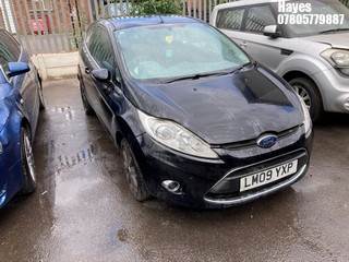 Location:  Hayes - 2009 FORD FIESTA ZETEC 82 3 Door Hatchback REG: LM09YXP, Keys: No, MOT Expiry date: 01/03/2025, 1242 Petrol, 5 Speed Manual Petrol, Former Keepers: 9