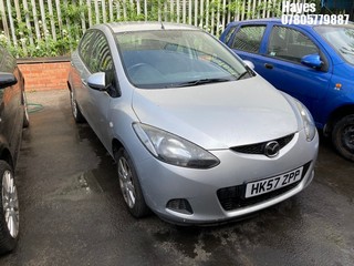 Location:  Hayes - 2008 MAZDA 2 TS2 5 Door Hatchback REG: HK57ZPP, Keys: No, MOT Expiry date: 20/02/2026, 1349 Petrol, 5 Speed Manual Petrol, Former Keepers: 3